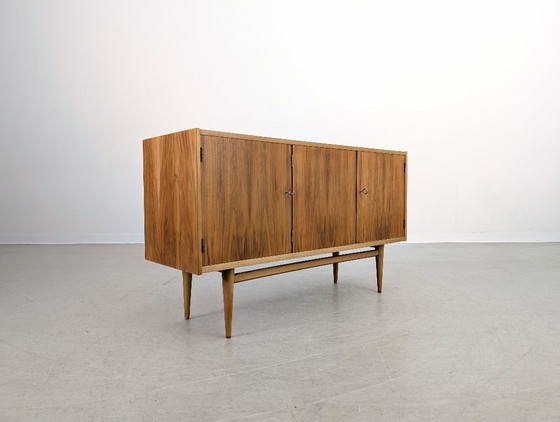 Image 1 of Original Midcentury Sideboard Walnut Vintage 1960s Buffet