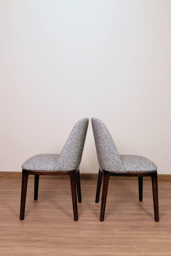 Image 1 of Moderne Esszimmerstühle, 6er-Set gepolsterte Stühle