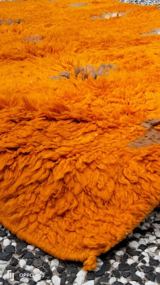 Image 1 of Handgeknüpfter Berber-Wollteppich, 213 x 117 cm