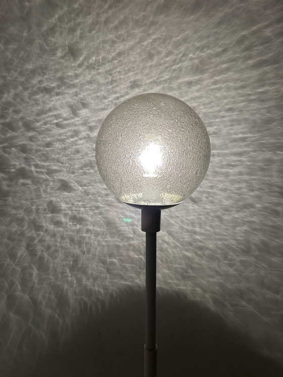 Image 1 of Vintage vloerlamp bubbel glas 