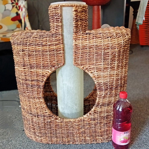 XXL super large vase rattan , fiberglass