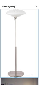 Lampada da terra di design IKEA TALLBYN (2) | cromo spazzolato | dimmer a cavo (extra) | circa 2000–2010
