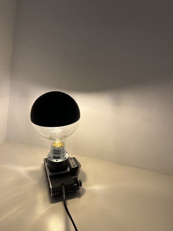 Retro Handmade Camera Light – Lampsmid, Table lamps, Glass, Metal (photo 8 of 11)
