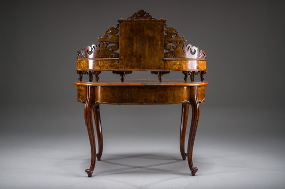 Escritorio Tocador Antiguo Louis Philippe de Nogal, 1860 – Wood (photo 28 of 28)