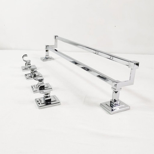 Set wandhangers voor de badkamer, Duitsland, jaren 80