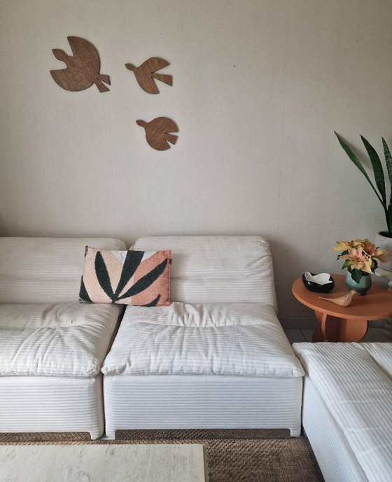 Image 1 of Trio of wooden birds for wall decoration