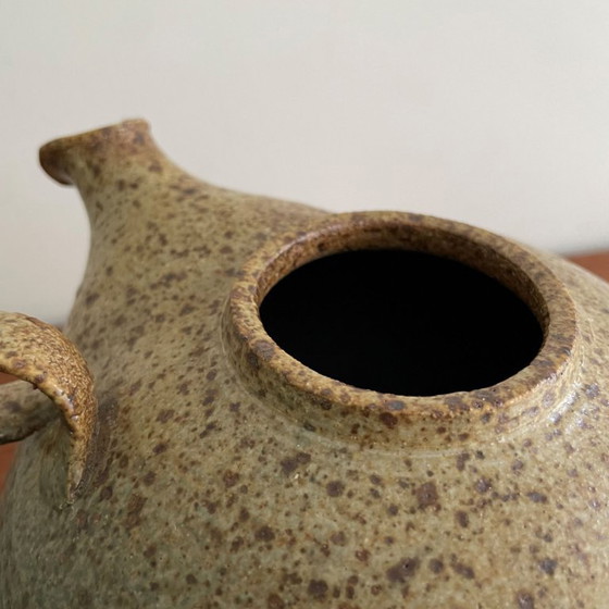 Image 1 of Tetera de cerámica única (Unica) de Arne Bang, Dinamarca, década de 1950.