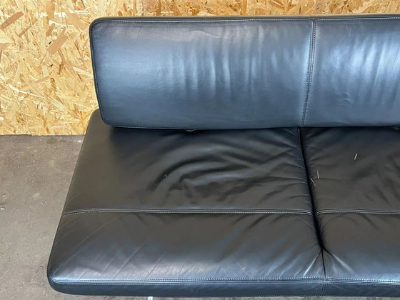 Image 1 of 1990s Area Lounge Sofa leather sofa by Antonio Citterio for Vitra Chrom Design