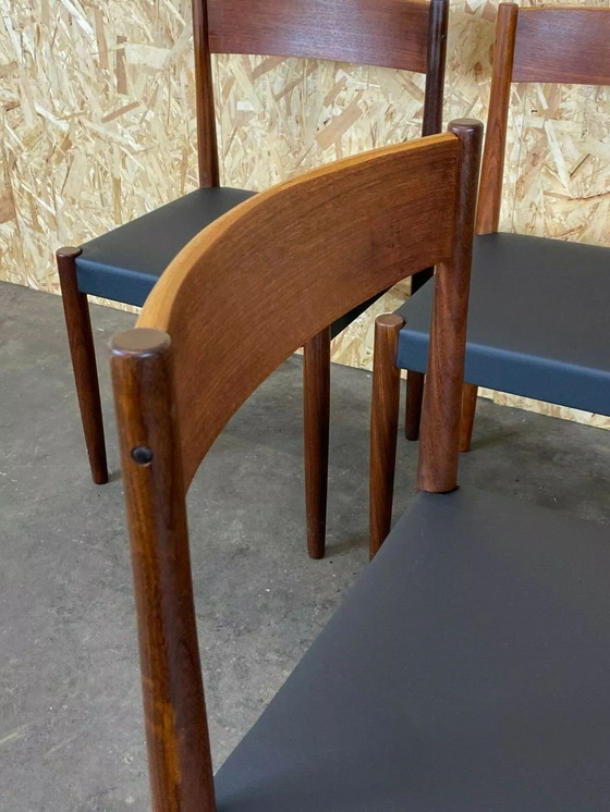 Image 1 of 4x 60s 70s Teak Chairs Dining Chair Poul M. Volther Frem Røjle