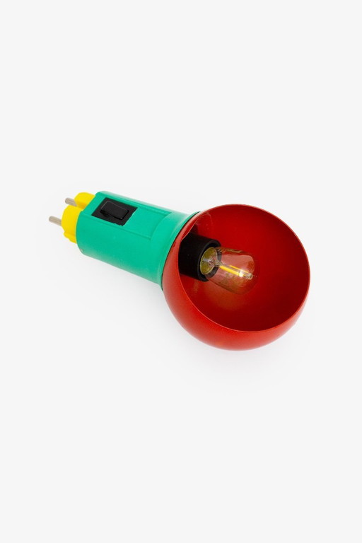 70’s colorful Memphis Bendt Hansen x WLP socket lamp