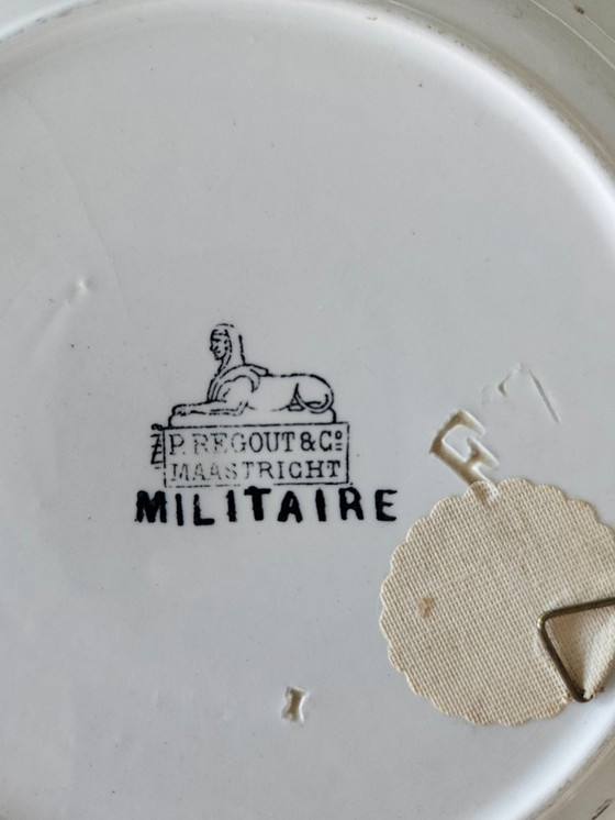 Image 1 of 6 Petrus Regout Maastricht „Militär“-Schilder