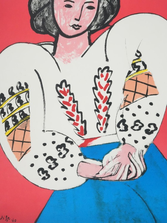 Henri Matisse: Roemeense blouse, gesigneerde lithografie – Litho's & Zeefdrukken, Paper (photo 8 of 10)
