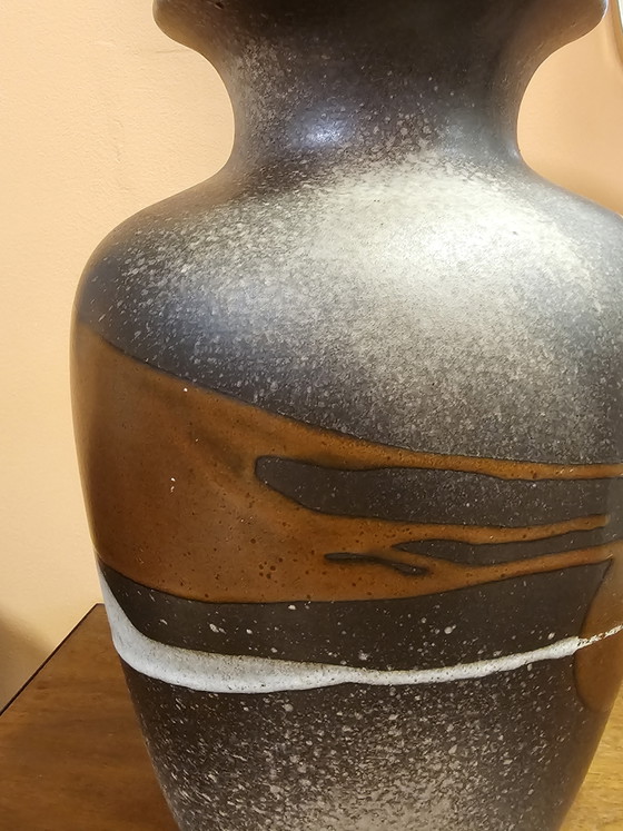 Vaso da Terra Vintage Scheurich 202-42 Vaso Arancione Marrone – Vasi, Ceramic (photo 5 of 8)