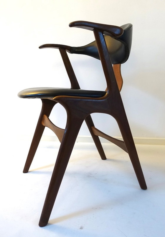 Image 1 of Sedia in corno di mucca Louis van Teffelen, anni '60, AWA