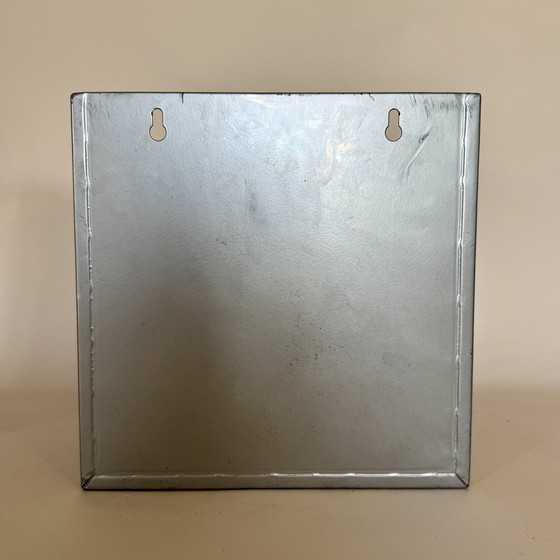 Image 1 of Coppia di mensole anni '70 in acciaio inox spazzolato