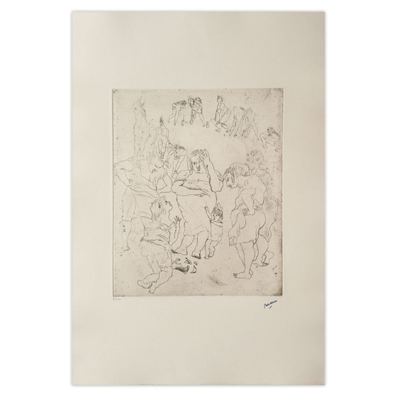 Image 1 of Jules Pascin, Der zerbrochene Krug, Radierung, 1980