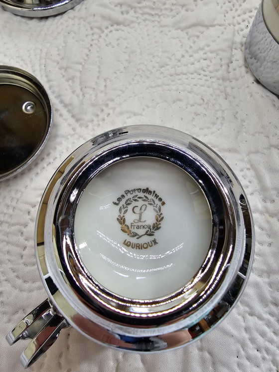 Image 1 of Ensemble de Cafetières Individuelles avec Tasse Vintage