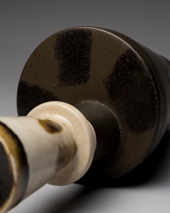 Image 1 of Friedhelm Tschentscher – Rare Studio Pottery Vase, Kassel, Allemagne, vers les années 1960 Kasseler Schule Prof. Walter Popp