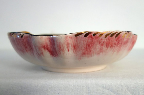 Image 1 of H. Béquet Quaregnon wall dish 1950s