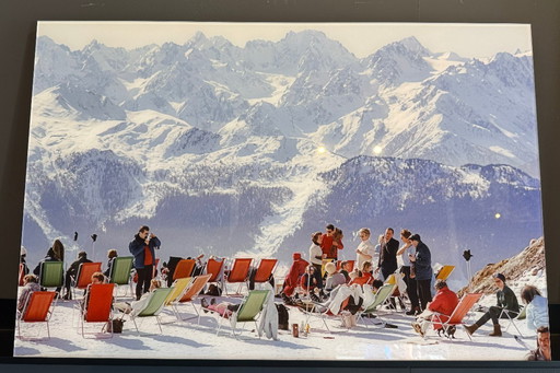 Slim Aarons - Lounging in Verbier