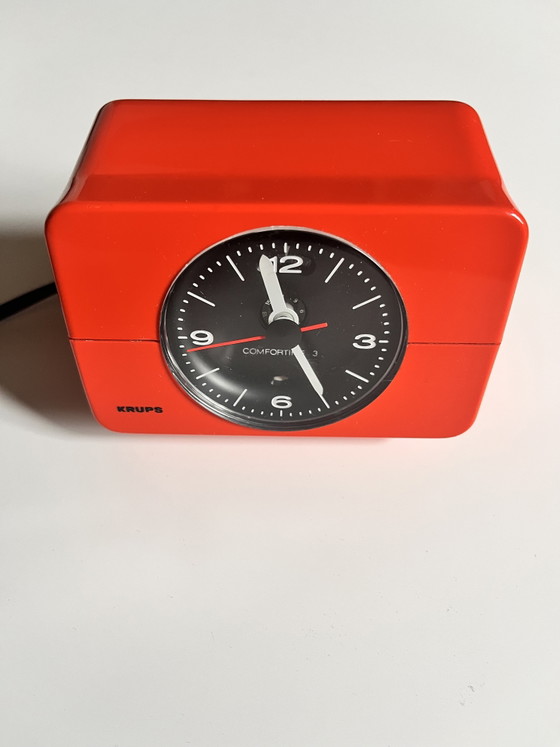 Orologio da tavolo e sveglia Krups originali degli anni '70, stile Mid Century – Plastic (photo 6 of 7)