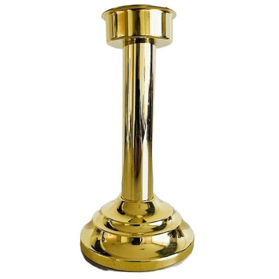 Image 1 of Candeliere vintage in metallo dorato anni '80