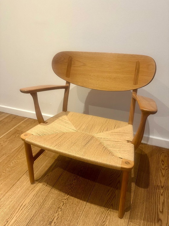 Carl Hansen & Son CH22 Fauteuil - Eiken Geolied – Carl Hansen & Søn, Paper, Wood (photo 3 of 6)