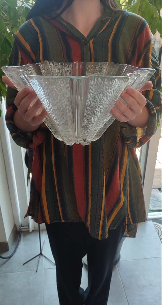 Image 1 of Grote vintage XXL kom van Walther Glas