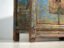 Antique entrance sideboard in blue and yellow (c.1920) (photo 14 of 40)