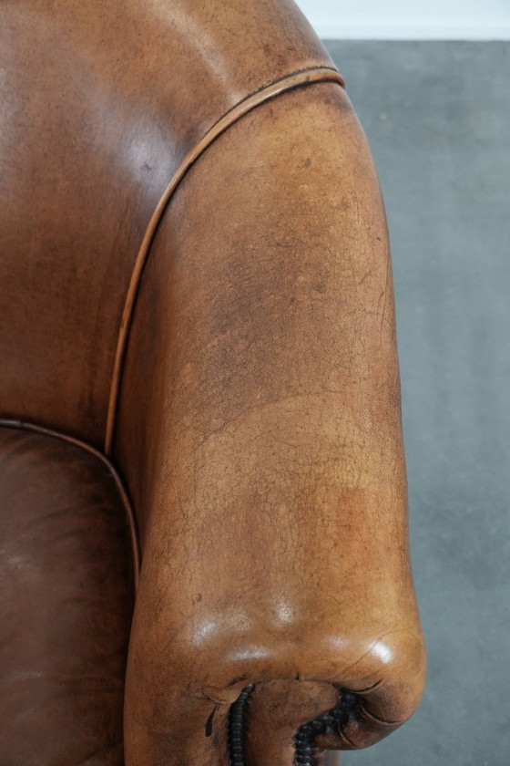 Image 1 of Club-Sessel aus Schaffell mit wunderschönen Farben und bequemem Sitz