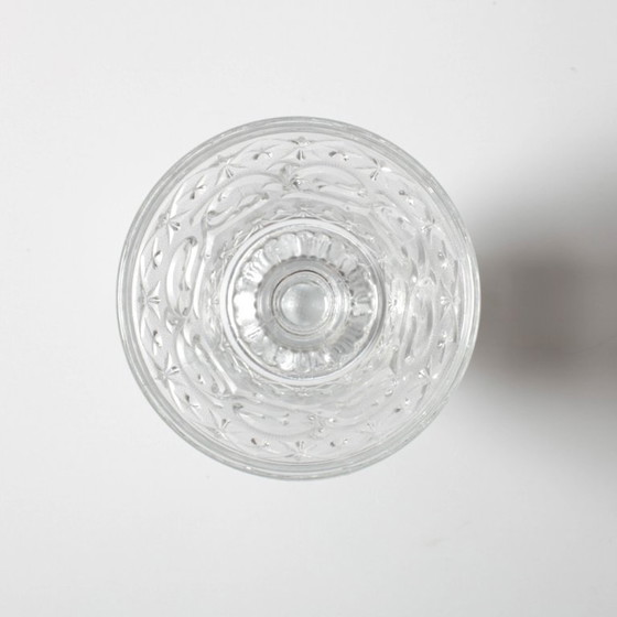 Vintage Klarglas Weinglas Arabesque / Weingoblet Baccarat / Vallerysthal & Portieux / Frankreich / 1840er (Foto 4 von 12)