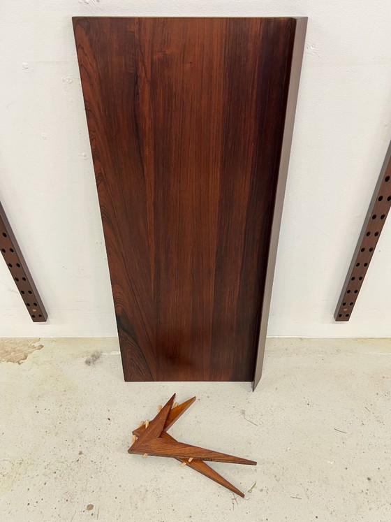 Image 1 of Poul Cadovius Rosewood Magazine Shelf, 1960s