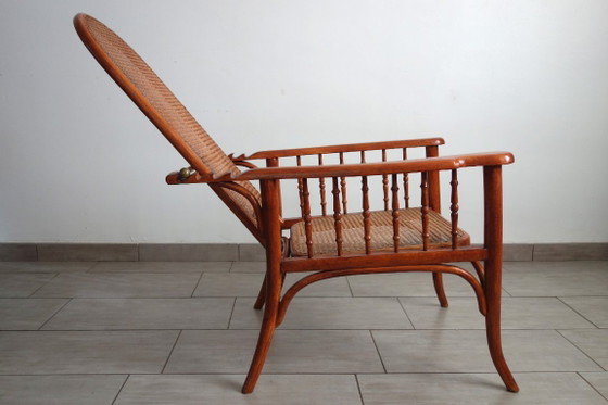 Poltrona relax regolabile Fischel circa 1900 – Poltrone relax, Vimini, Ottone (photo 7 of 19)