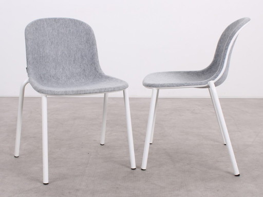 4 chaises Vorm LJ2 grises