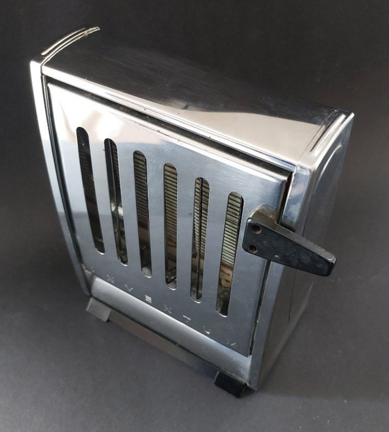 Image 1 of Two Inventum vintage chrome toasters