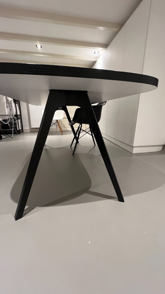 Image 1 of Dining table WOGG 200 x 90 x 74 in white/black