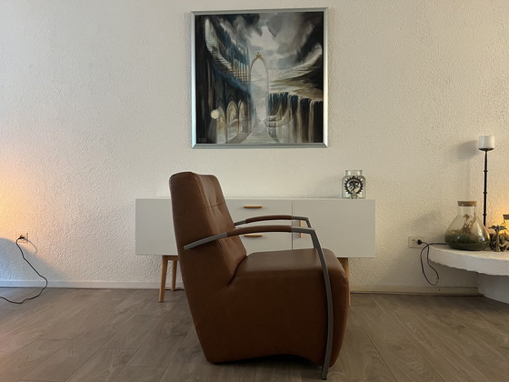 Image 1 of Bram cognac fauteuil