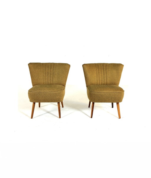Set of 2 vintage cocktail armchairs from the '60s
