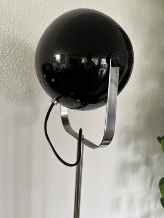 Space Age 70er Stehleuchte – Stehleuchten, Metal, Chrome (photo 11 of 13)
