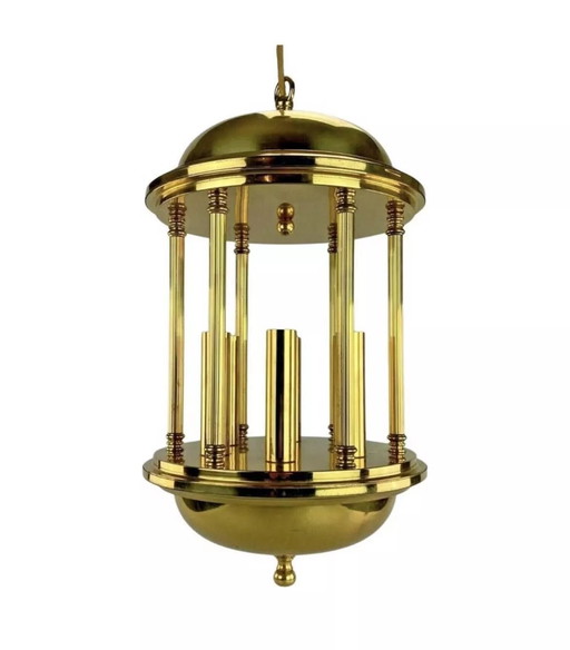 60s 70s XL lamp lamp ceiling lamp hanging lamp design brass 60s 70s