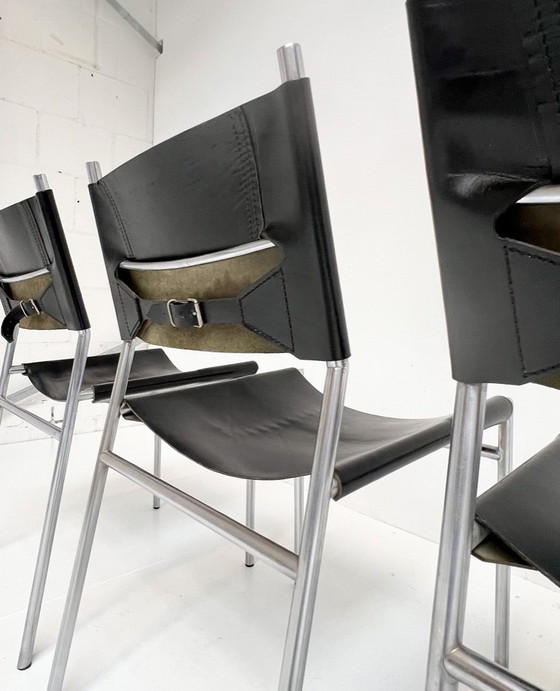 Image 1 of Set van 5 SE06 stoelen van Martin Visser voor ’t Spectrum, 1960's