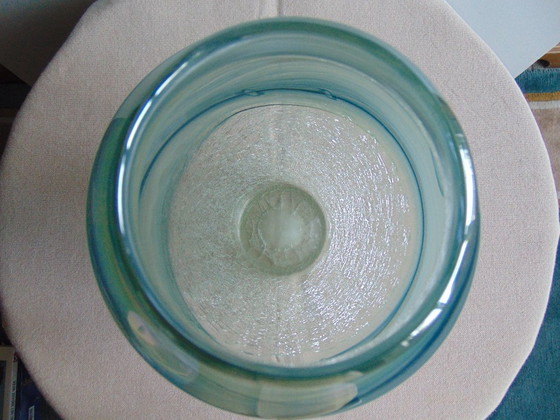 Image 1 of Vaas met Craquelé en lusterglazuur