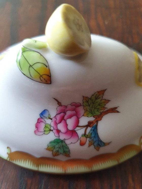 Miniterrina Herend Hungría – Reina Victoria (6017/VBO) – Herend 6017/VBO, Objetos decorativos, Porcelain (photo 11 of 16)
