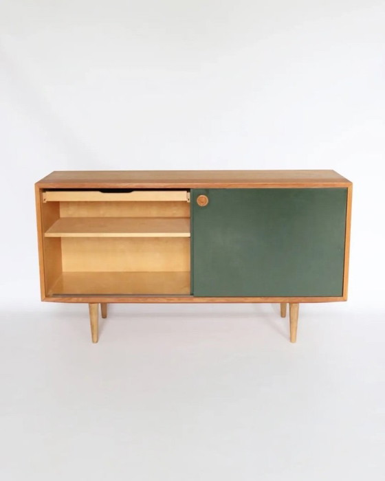 Image 1 of Credenza vintage in rovere, mobile TV di design danese Hundevad