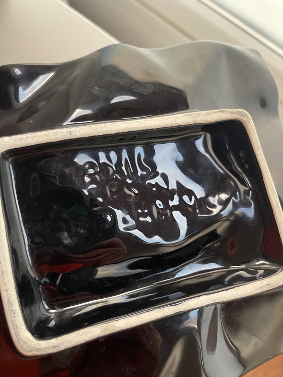 Image 1 of Assiette froissée - 1980 - Axis Design Carol McNicoll