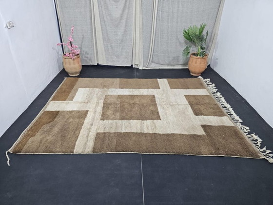 Image 1 of Tapis marocain en laine naturelle 300cmx200cm