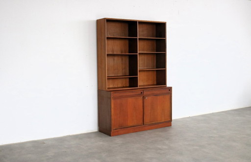 Vintage schwedisches Doppelbücherregal