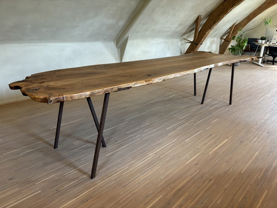 Image 1 of Unique 320 cm walnut table – a statement in any room