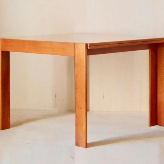 Image 1 of 1x Afra & Tobia Scarpa Dining Table Model 778, Solid Wood, 1970s Italy