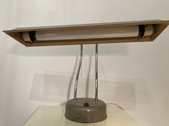 Image 1 of Authentieke vintage notaris bureaulamp